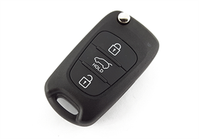 Fjernbetjent bilnøgle 3 knapper 